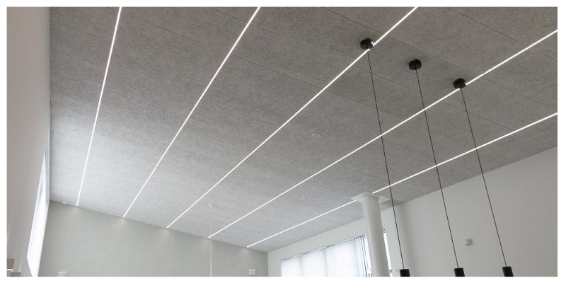 Led valonauhan käyttö katto- tai seinävalaisimena