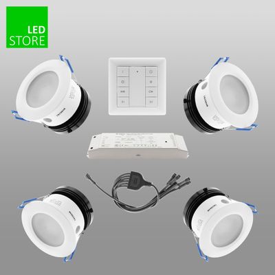 023 CCT LED alasvalo 4 kpl SETTI langattomalla ohjauspainikkeella 023 CCT LED alasvalo 4 kpl SETTI langattomalla ohjauspainikkeella