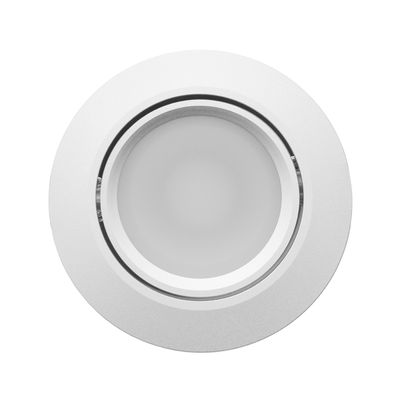 LED alasvalo - PYÖREÄ 033, IP44, 2700-4000-5600K säädettävä, himmennettävä ja suunnattava 9W, hopea, CRI91