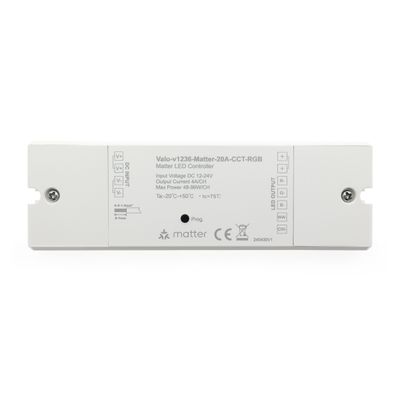 VaLO Matter LED vastaanotin 12V-24V - CCT, RGBW tai RGB+CCT led valoille, 20A