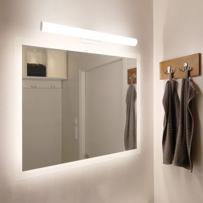 LED PEILIVALO 600, värilämpötilasäädettävä, himmennettävä, 10W, IP54, CRI98, mattavalkoinen LED PEILIVALO 600, värilämpötilasäädettävä, himmennettävä, 10W, IP54, CRI98, mattavalkoinen