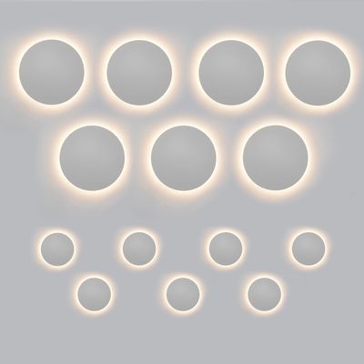 Eclipse seinävalaisinsetti, 14 valaisinta, värilämpötilasäädettävä, himmennettävä, valkoinen Eclipse seinävalaisinsetti, 14 valaisinta, värilämpötilasäädettävä, himmennettävä, valkoinen