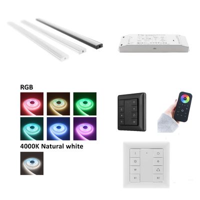 10 metrin RGBW Led valonauha setti