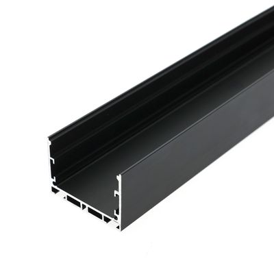 Alumiiniprofiili led nauhalle 35x50x3000mm, ripustettava tai pinta-asennus, musta