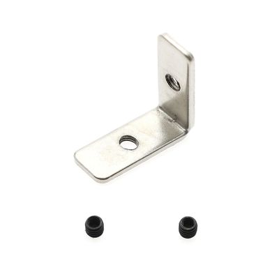 Alumiiniprofiilien jatkotukipala, 90 asteen kulma Alumiiniprofiilien jatkotukipala, 90 asteen kulma