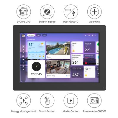 iSG Max  - Home Assistant ja kosketusnäyttö samassa