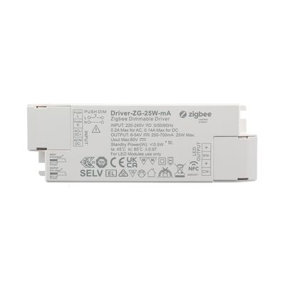 LED muuntaja 250-700mA, 25W, Zigbee, CCT LED muuntaja 250-700mA, 25W, Zigbee, CCT
