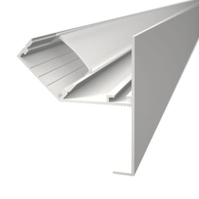 Valkoinen alumiiniprofiili led nauhalle kipsilevyn reunaan, 2000x30x40mm, epäsuoraan valaisuun Valkoinen alumiiniprofiili led nauhalle kipsilevyn reunaan, 2000x30x40mm, epäsuoraan valaisuun