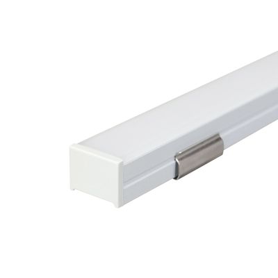 Alumiiniprofiili led nauhalle 16x13x2000mm, pinta-asennettava, korkea, IP65, harjattu alumiini