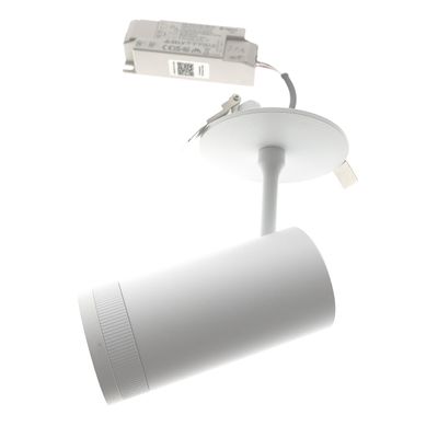 LED FOKUS RECESSED - värilämpötilasäädettävä, himmennettävä, 7W, CRI98, IP20, mattavalkoinen LED FOKUS RECESSED - värilämpötilasäädettävä, himmennettävä, 7W, CRI98, IP20, mattavalkoinen