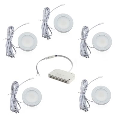 Kalustevalaisinsarja, LUMO 5x3W, himmennettävä, IP44