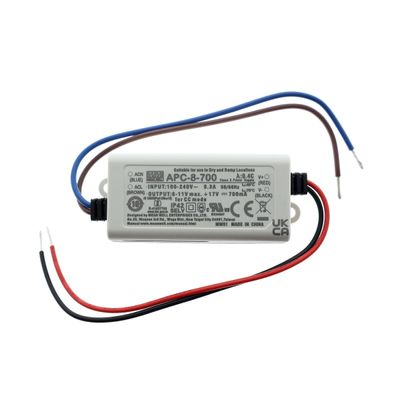 LED muuntaja kojerasiaan 700mA, 8W, IP42 LED muuntaja kojerasiaan 700mA, 8W, IP42