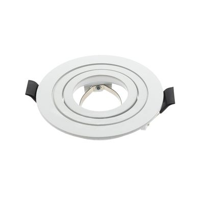 FLIP pyöreä lampun kehys + GU10/MR16 kanta, IP21, valkoinen