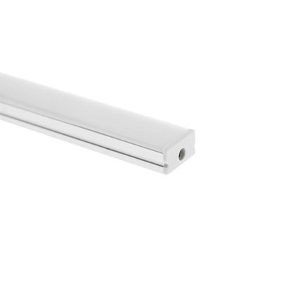 Alumiiniprofiili led nauhalle 16x8x3000mm, pinta-asennettava, IP65, harjattu alumiini