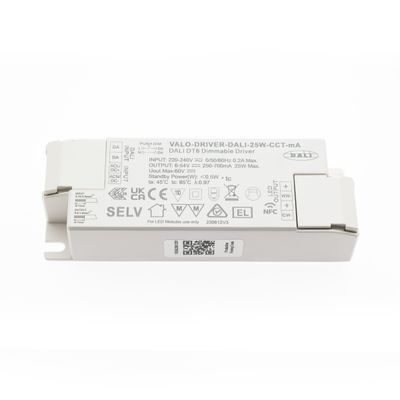 LED muuntaja 250-700 mA, 25W, DALI DT8, CCT