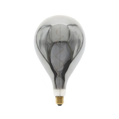 LED polttimo E27 DROP, kierteinen filamentti, savun värinen lasi, 1800K, 6W, 80lm