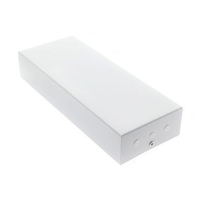 Kiinteä valkoinen kattokuppi led-muuntajille, jopa 100W muuntajamme mahtuu Kiinteä valkoinen kattokuppi led-muuntajille, jopa 100W muuntajamme mahtuu