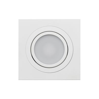 LED alasvalo KANTTI SQ033W, värilämpötilasäädettävä, himmennettävä, 9W, CRI91, IP44, mattavalkoinen LED alasvalo KANTTI SQ033W, värilämpötilasäädettävä, himmennettävä, 9W, CRI91, IP44, mattavalkoinen