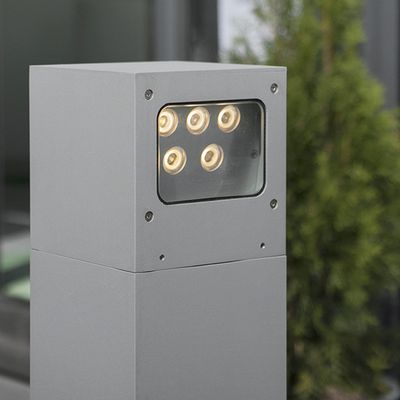 LED PIHAVALAISIN PILARI CUBIC, 3000K, 5W, CRI80, IP55, mattaharmaa LED PIHAVALAISIN PILARI CUBIC, 3000K, 5W, CRI80, IP55, mattaharmaa