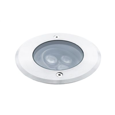 LED MAAVALO, suunnattava, upotettava, 3000K, 9W, CRI90, IP67, harjattu alumiini