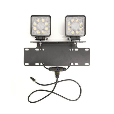 48W LED työvalaisin asennuslevyllä, 2 kpl 24W 6000K LED valoa 60° asteen avautumiskulmalla 48W LED työvalaisin asennuslevyllä, 2 kpl 24W 6000K LED valoa 60° asteen avautumiskulmalla