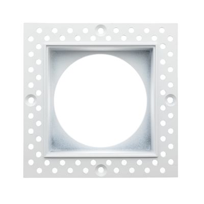 MIX-sarjan upotettu kipsattava neliö kehys, valkoinen MIX-sarjan upotettu kipsattava neliö kehys, valkoinen