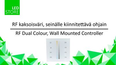 VaLO langaton CCT LED seinäsäädin 4 ryhmälle, 230V VaLO langaton CCT LED seinäsäädin 4 ryhmälle, 230V