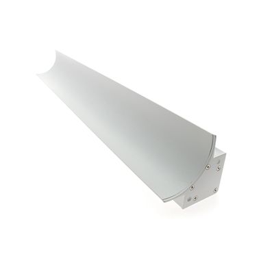 Kulmaan asennettava pintaprofiili epäsuoraan valaistukseen 2 suuntaan, 2.5m, valkoinen Kulmaan asennettava pintaprofiili epäsuoraan valaistukseen 2 suuntaan, 2.5m, valkoinen