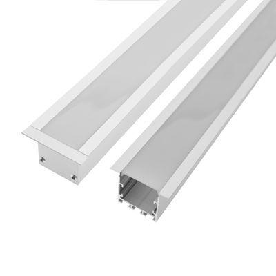 Alumiiniprofiili led nauhalle - ISO UPOTETTAVA, 50/35x35mm 2000mm, jousikiinnitys, harjattu alumiini Alumiiniprofiili led nauhalle - ISO UPOTETTAVA, 50/35x35mm 2000mm, jousikiinnitys, harjattu alumiini