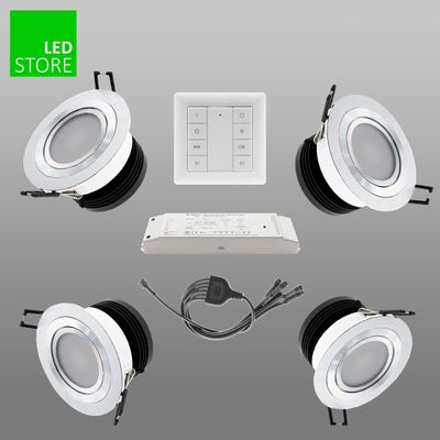 R033 CCT LED alasvalo 4 kpl SETTI langattomalla ohjauspainikkeella R033 CCT LED alasvalo 4 kpl SETTI langattomalla ohjauspainikkeella