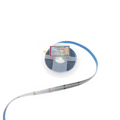 5m LED valonauha SOLO SPEKTRI, RGB+CCT, 24V, 19W/m, IP20, CRI90