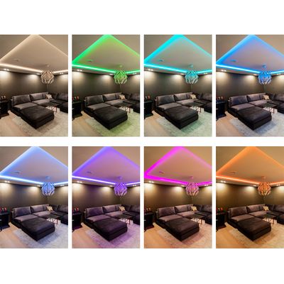 RGB+W led-nauha vaihtuvan tunnelman luontiin - 5 metrin KAMELEONTTI SOLO, täydellinen led-nauhasetti kaukosäädöllä