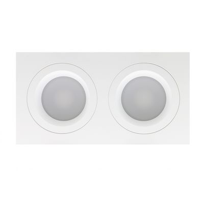 LED alasvalo TUPLAKANTTI SQ223W, värilämpötilasäädettävä, himmennettävä, 18W, CRI98, IP54, mattavalkoinen LED alasvalo TUPLAKANTTI SQ223W, värilämpötilasäädettävä, himmennettävä, 18W, CRI98, IP54, mattavalkoinen