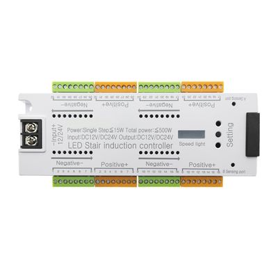 Liukuva valaistus portaisiin tai käytävälle - ohjausyksikkö Liukuva valaistus portaisiin tai käytävälle - ohjausyksikkö