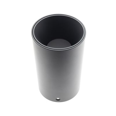 TA-DA pinta pyöreä lampun kehys + GU10/MR16 kanta, IP21, musta