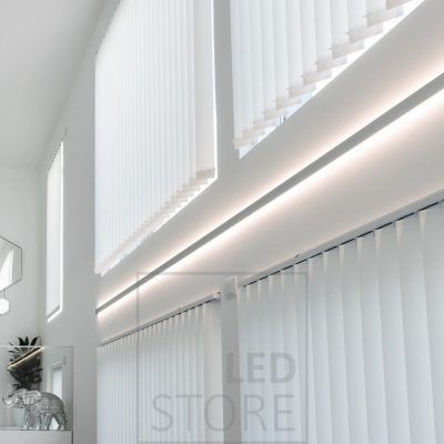 Indirect 2 seinään asennettava led nauha profiili Indirect 2 seinään asennettava led nauha profiili