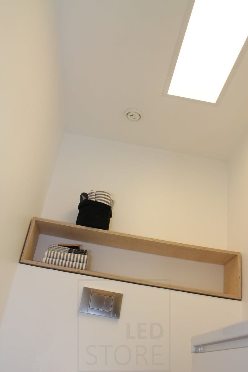 Asuntomessut 2014: 300x1200 led paneeli WC katossa. Ledstore.fi