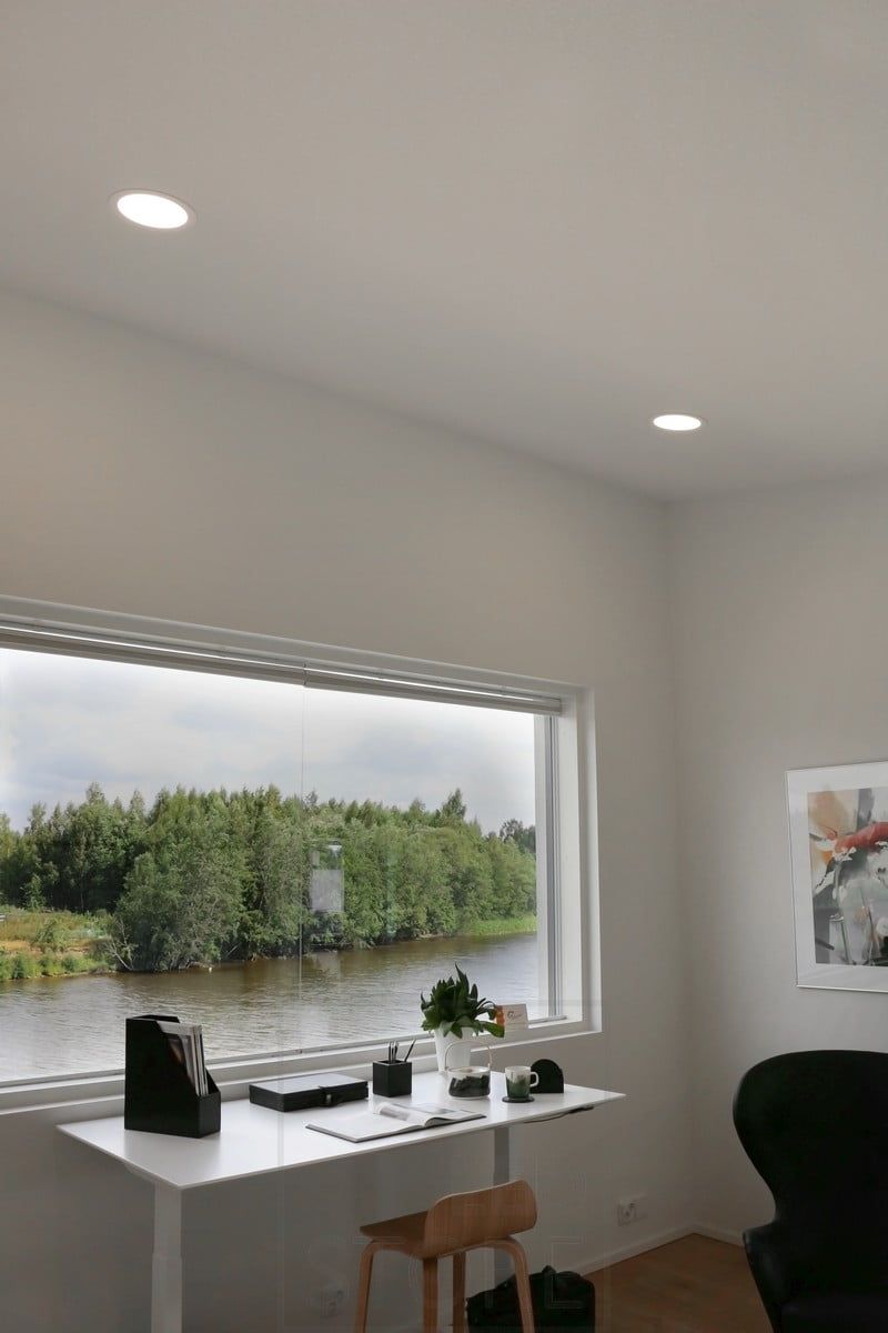 Asuntomessut 2018: Led plafondit katossa makuuhuoneessa. Ledstore.fi